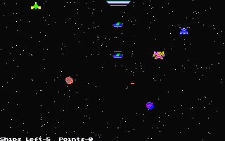 Dodge the Aliens atari screenshot